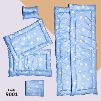 طقم جوانب السرير فايبر  -مع مخدة و ملاية بأستك محكم