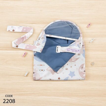 ساتر رضاعه قطن طبقتين مع شبكه - 9 سم عرض* 70 سم طول